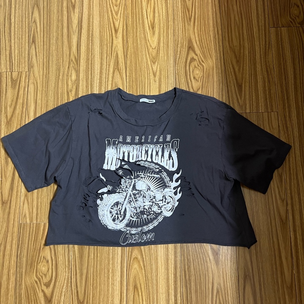 Motorcycle crop top